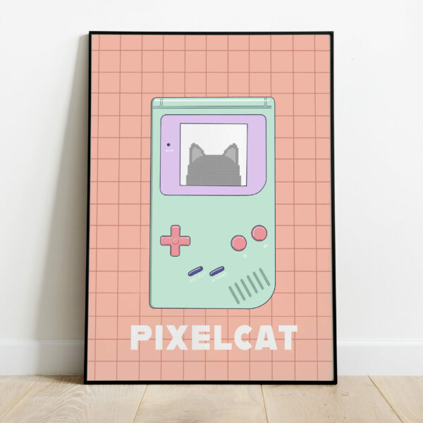 Affiche Pixelcat