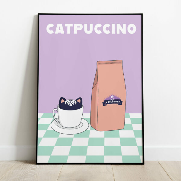 Affiche Catpuccino