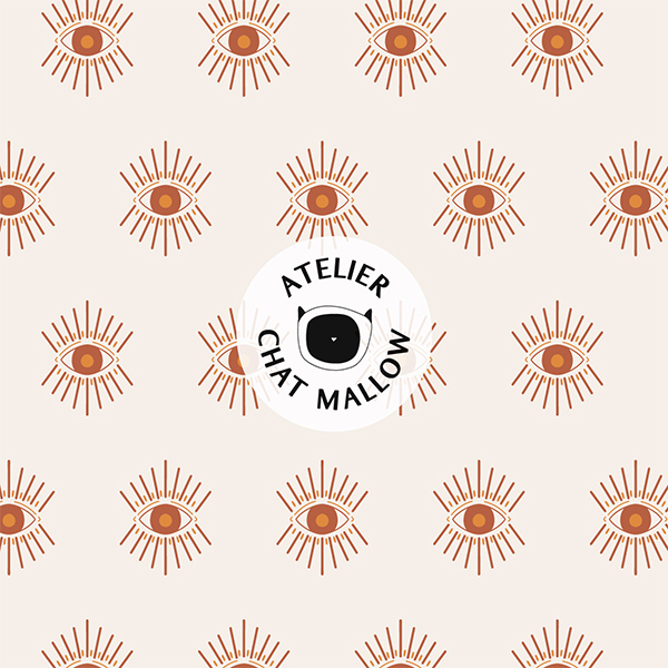 motif terracotta eyes
