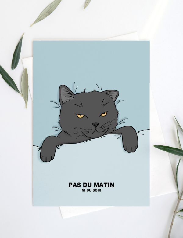 Carte postale "Pas du matin" – Image 2