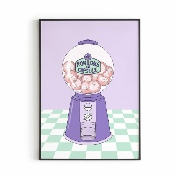 Affiche Ronrons en capsule
