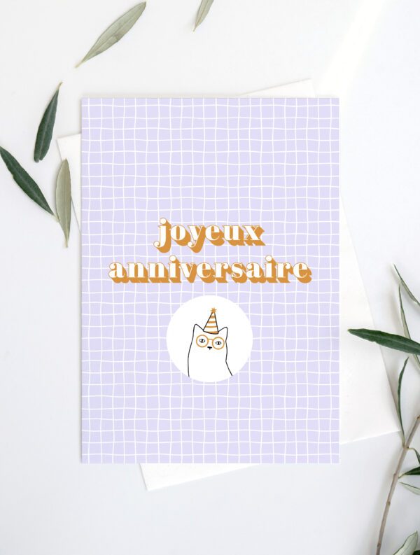 Carte postale "Joyeux anniversaire" – Image 3