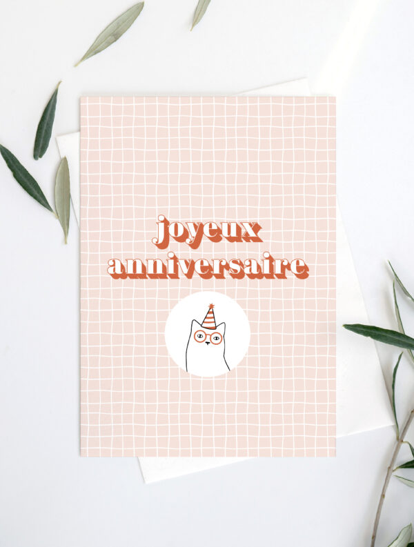 Carte postale "Joyeux anniversaire" – Image 2