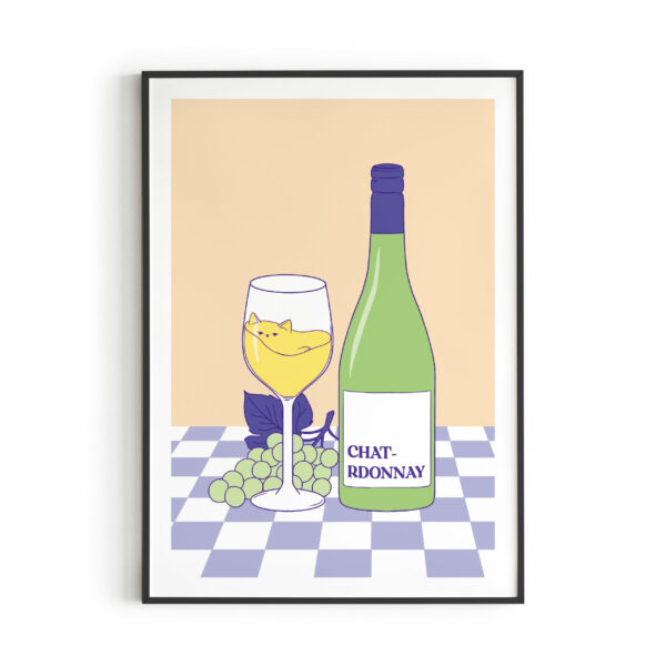 Affiche Chat-rdonnay